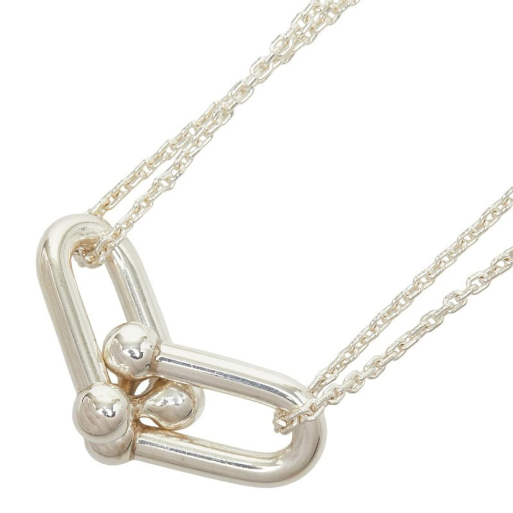 Tiffany HardWear Double Link Chain Pendant Necklace Sterling Silver TIFFANYCo